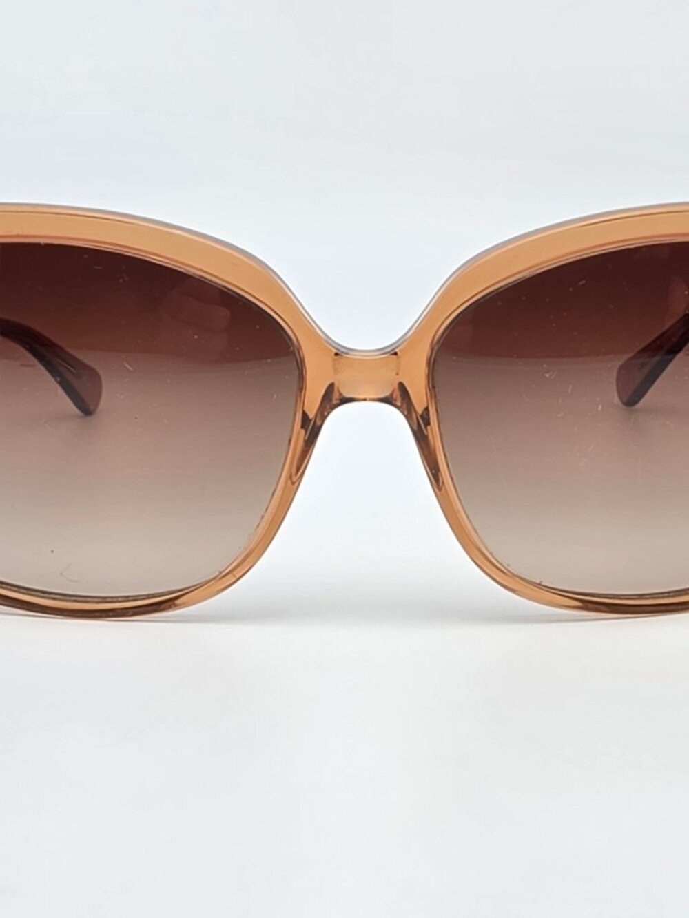 Coach HC8027 L902 5094/13 Scarlett Sand Beige Frame Brown Lens Sunglasses 59mm - Picture 2 of 12